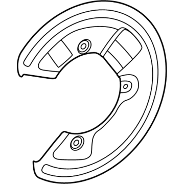 Mercedes-Benz 232-423-70-00 Splash Shield