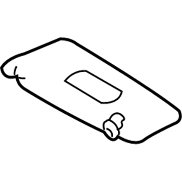 Mercedes-Benz 210-810-13-10-7D04 Sunvisor