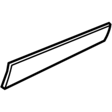 Mercedes-Benz 204-720-45-80 Rear Molding