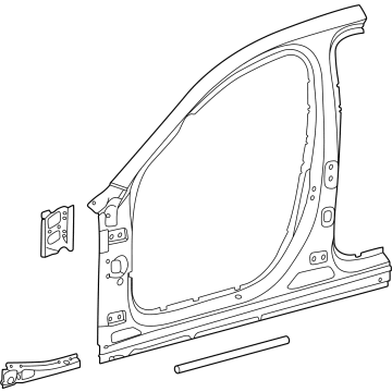 Mercedes-Benz 223-630-90-02 Aperture Panel