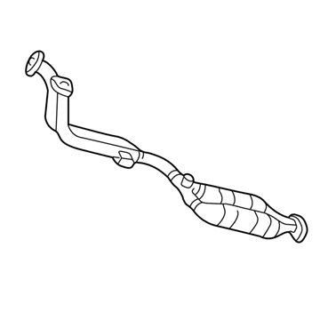 1997 Mercedes-Benz C280 Catalytic Converter - 202-490-99-19-80