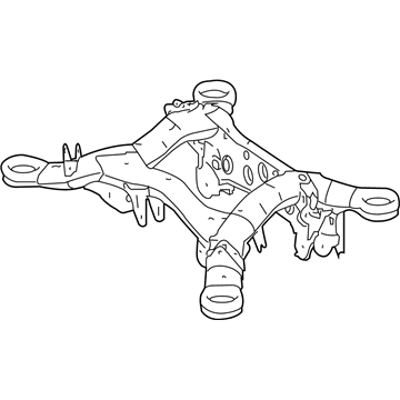 Mercedes-Benz R320 Axle Beam Mount - 251-350-00-32