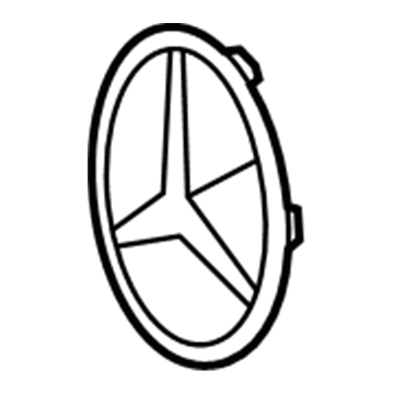 Mercedes-Benz 000-888-00-11 Emblem Base