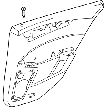 Mercedes-Benz 218-730-01-70-8Q53 Door Trim Panel