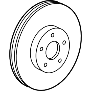 2005 Mercedes-Benz SL600 Brake Disc - 230-423-08-12-64