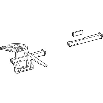 Mercedes-Benz 190-640-95-00 Sidemember Assembly