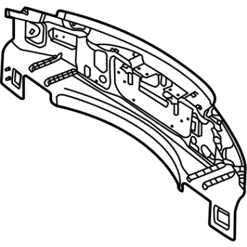 Mercedes-Benz 190-640-69-00 Rear Body Panel