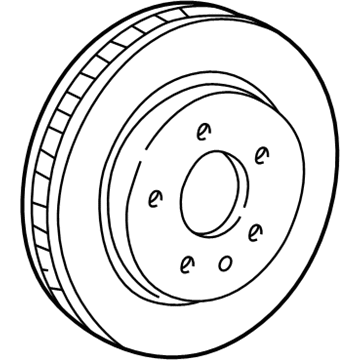 Mercedes-Benz ML55 AMG Brake Disc - 163-421-05-12