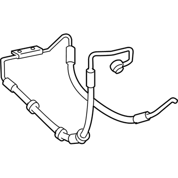 Mercedes-Benz 204-460-06-43 Power Steering Pressure Hose