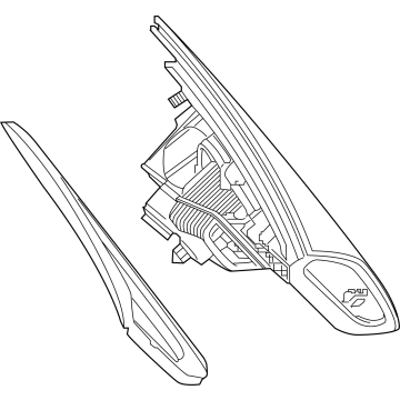 Mercedes-Benz 167-906-73-10 Rear Lamp Assembly