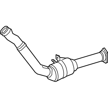 Mercedes-Benz 463-490-87-19 Converter & Pipe