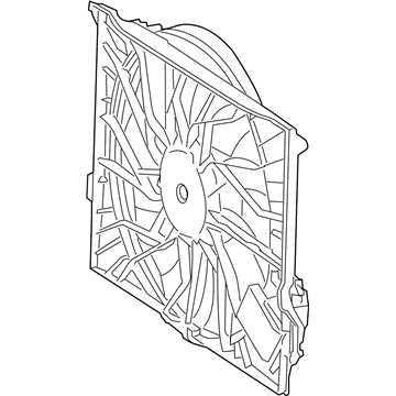 2013 Mercedes-Benz S350 Cooling Fan Assembly - 221-906-65-00-80