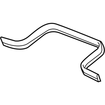 Mercedes-Benz 167-887-19-00 Seal To Hood