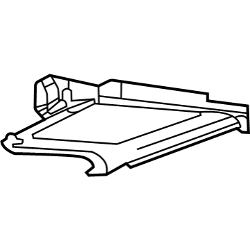 Mercedes-Benz 167-831-13-00 Water Drain Panel