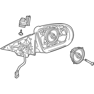 Mercedes-Benz 253-810-17-01 Mirror Base