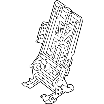 Mercedes-Benz 292-920-80-02 Seat Back Frame