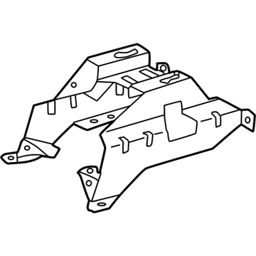 Mercedes-Benz 230-545-36-40 Control Box Lower Bracket