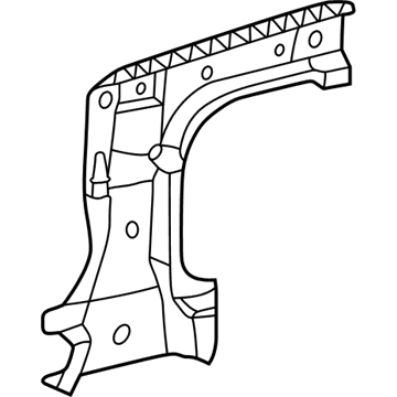 Mercedes-Benz 215-630-10-11 Inner Center Pillar