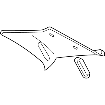 Mercedes-Benz 202-690-92-25-9B29 Quarter Trim Panel