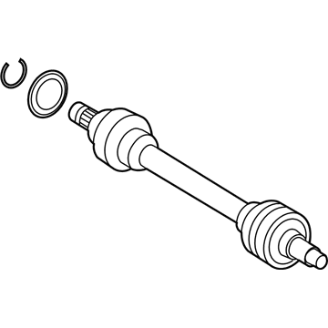 Mercedes-Benz 213-350-95-01 Axle Assembly