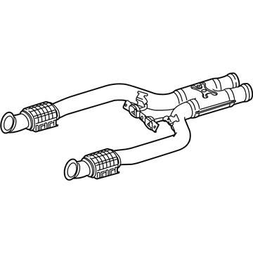 Mercedes-Benz 222-490-81-00 Intermediate Pipe