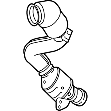 2020 Mercedes-Benz S560 Catalytic Converter - 222-490-61-20