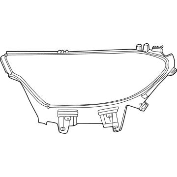 Mercedes-Benz 254-826-01-00-64 Headlamp Assembly Seal