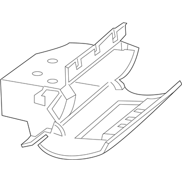 Mercedes-Benz 171-680-27-87-8K25 Glove Box Assembly