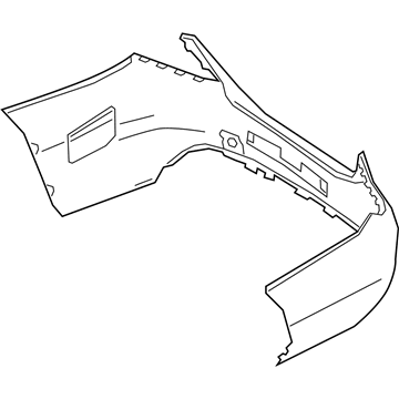 2019 Mercedes-Benz C300 Bumper - 205-880-03-47-64-9999