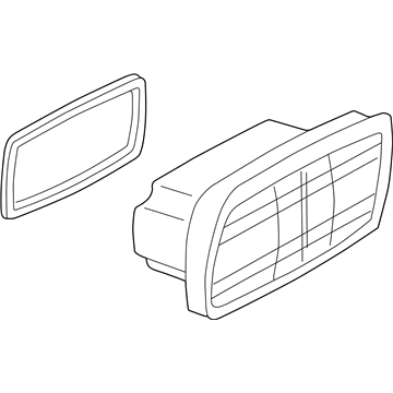 Mercedes-Benz 463-820-15-64 Tail Lamp Assembly