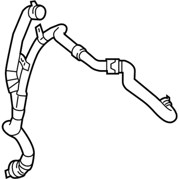 2015 Mercedes-Benz C63 AMG S Coolant Pipe - 205-501-97-82