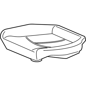 Mercedes-Benz 211-920-04-50 Seat Cushion Pad