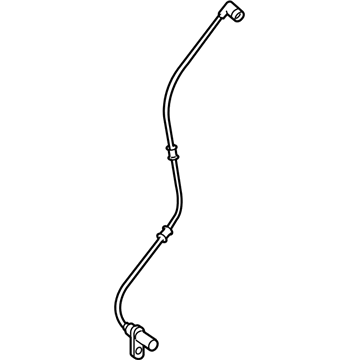 Mercedes-Benz SLK350 ABS Wheel Speed Sensor - 171-540-02-17