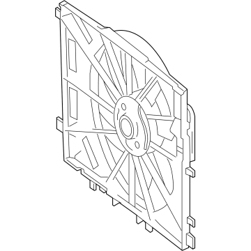 Mercedes-Benz CLA45 AMG Cooling Fan Assembly - 099-906-61-02