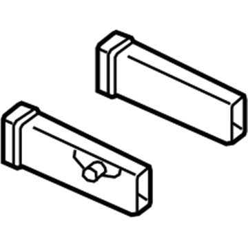 Mercedes-Benz 222-831-16-46 Lower Duct