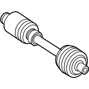 Mercedes-Benz 220-330-00-01 Axle Assembly