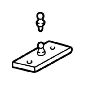 Mercedes-Benz 463-740-00-11 Support Cylinder Plate