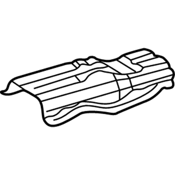 1999 Mercedes-Benz C280 Exhaust Heat Shield - 202-682-01-71