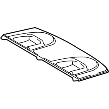 Mercedes-Benz 210-690-32-49-7E44 Package Tray