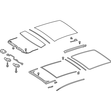 Mercedes-Benz 177-780-21-00 Sunroof Assembly