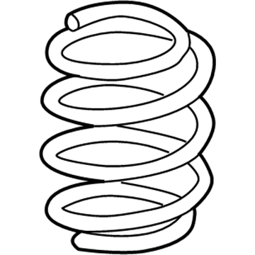 Mercedes-Benz 218-321-28-04 Coil Spring