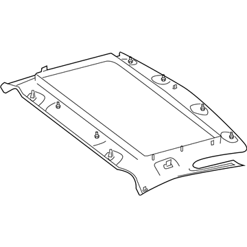 Mercedes-Benz 231-790-02-45-8Q98 Headliner