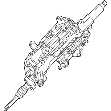 2013 Mercedes-Benz GL450 Steering Column - 166-460-10-16