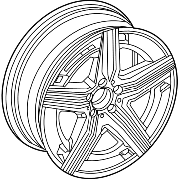 2023 Mercedes-Benz GLC300 Alloy Wheels - 254-401-05-00-7X23