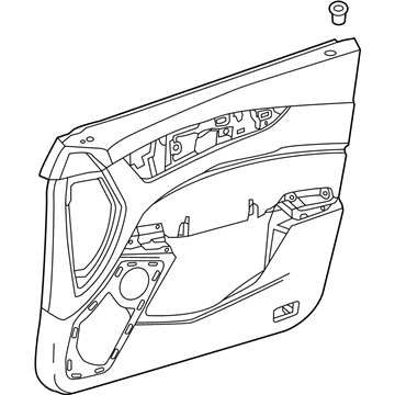 Mercedes-Benz 218-720-29-70-7M17 Door Trim Panel