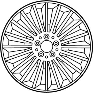 Mercedes-Benz 222-401-15-02-7X45 Wheel