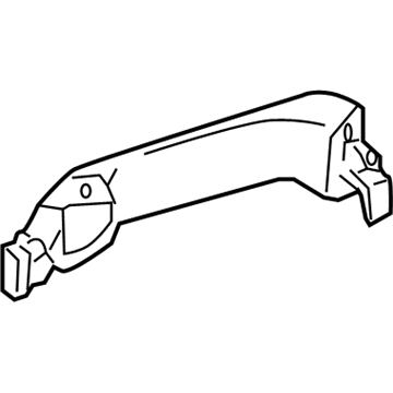 Mercedes-Benz 164-766-01-01-9197 Handle, Outside