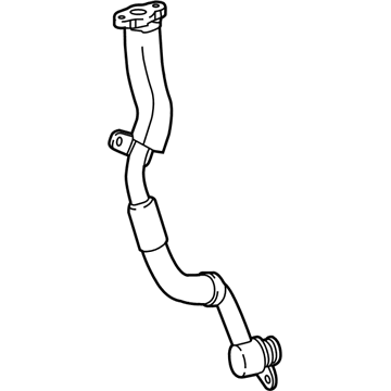 Mercedes-Benz 133-090-04-77 Oil Return Tube