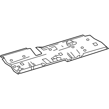 Mercedes-Benz 222-610-01-78 Center Floor Pan