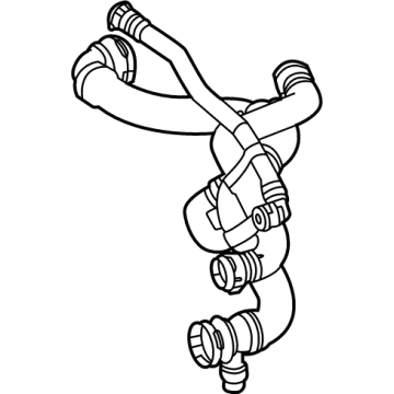 2023 Mercedes-Benz CLA45 AMG Coolant Pipe - 177-501-39-01